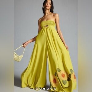 Anthropologie Zunilda Guiterrez Bejuco Jumpsuit, Size Medium (v)